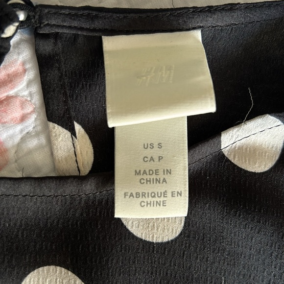 HM Long Sleeve Maxi Polka Dot Dress - Picture 2 of 7